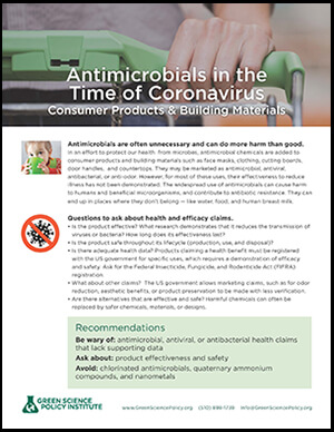 Antimicrobials - Green Science Policy Institute